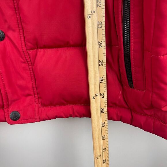 Calvin Klein Puffer Jacket Men's XL Red Alternative Down Full Zip Outdoor Winter - Picture 12 of 12